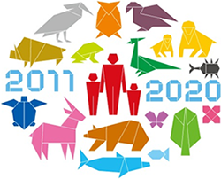 ロゴ：「国連生物多様性の10年日本委員会（UNDB-J）」