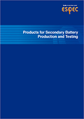 Photo: Products for Secondary Battery Production and Testing