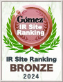 Gomez / IR Site Overall Ranking Bronze Award