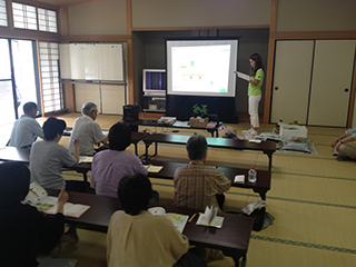 大江地域公民館での「ゴーヤ先生養成セミナー」