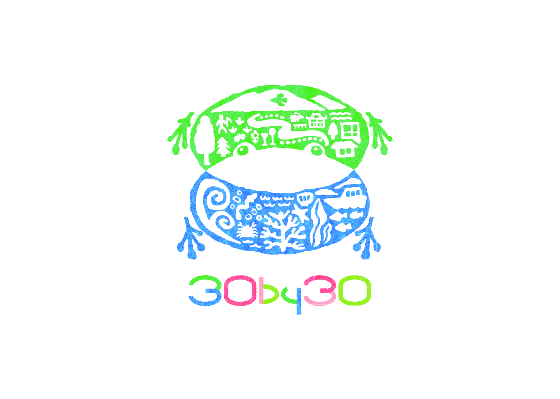 ロゴ：30by30logo