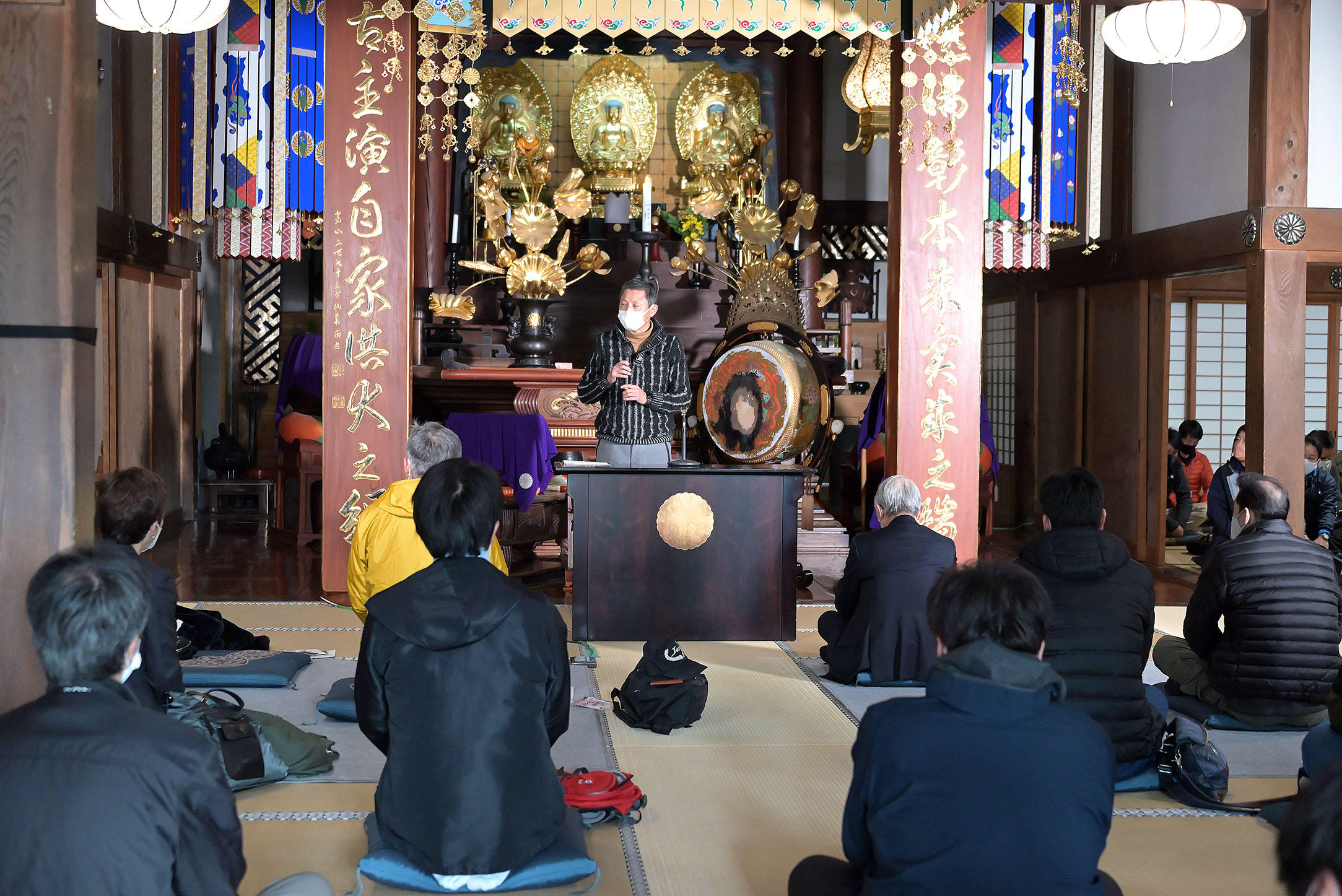 記念式典（曹洞宗 永澤寺 本堂）