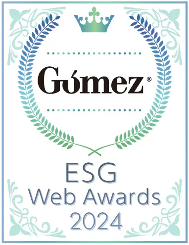 Gomez / ESGサイトランキング優秀企業のロゴ